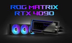 ASUS presenta la ROG Matrix GeForce RTX 4090 con refrigeración por metal líquido