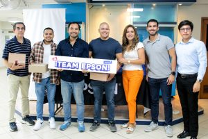 ¡Motivadora visita de EPSON!