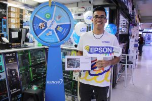 Epson Day + Deltron sorprendieron en Compu Plaza con premios y mucha emoción