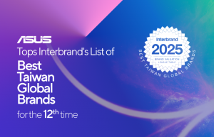ASUS encabeza por duodécima vez la lista de Interbrand de las mejores marcas globales de Taiwán