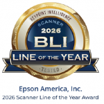 Epson es reconocida con el premio “Línea de Escáneres del Año” por Keypoint Intelligence por segundo año consecutivo